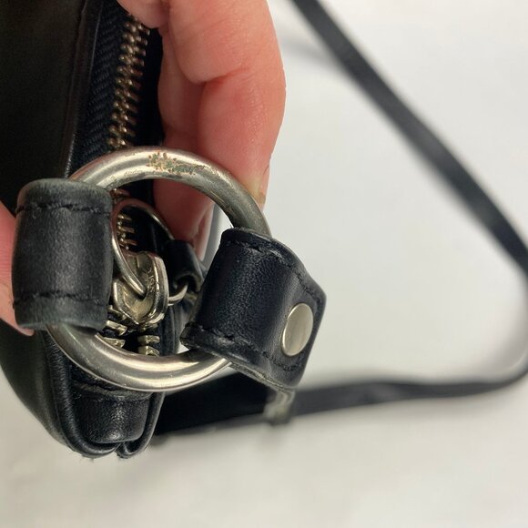 Vintage Y2K Coach 9457 Chelsea Slim Crossbody Bag Purse Black Leather - Picture 14 of 16